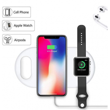 Carregador de Mesa Wireless  3 em 1 (iPhone, Airpods e Apple Watch)